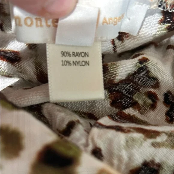 Monteau Animal Print Maxi Dress - Cream and Black - Picture 7 of 8